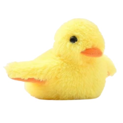 Zqkimzi Rechargeable Cat Toys, Interactive Cat Exercise Toys, Plush Duck Cat Toy, Indoor Cat Toys, Kitten Interactive Toy, Flapping Duck Kitten Toy with Touch Activation for Fun and Exercise Indoors von Zqkimzi