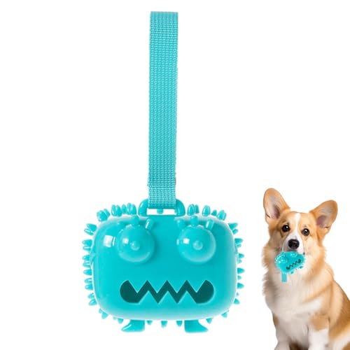 Zqkimzi Robustes Kauspielzeug für Hunde – Beißspielzeug, Kauspielzeug für Hunde, weiches Quietschspielzeug, Welpen-Zahnen mit großen Augen, interaktives Hundespielzeug, Haustierbedarf von Zqkimzi