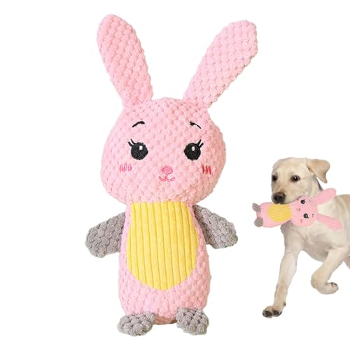 Zqkimzi Squeaky Pet Toys - Plush Stuffed Animal Chew Toys | Interactive Soft Dog Toys for Aggressive Chewers, Supplies for All Breeds Cute Squeaky Pet Toys von Zqkimzi