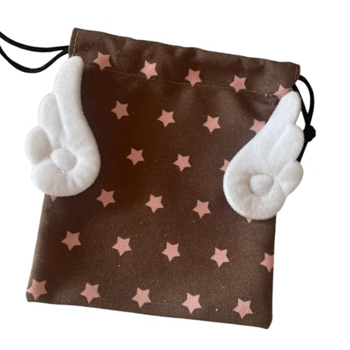 Zqxnt Kordelbeutel Plüsch Flügel Kosmetikbeutel Sternmuster Make Up Tasche Tragbare Schreibwarenlagerbeutel Organisatoren Bag Sternmuster Kosmetikbeutel Aufbewahrungstasche Make Up Taschen Kordelzug Zqxnt Kordelbeutel Plüsch Flügel Kosmetikbeutel Sternmuster Make Up Tasche Tragbare Schreibwarenlagerbeutel Organisatoren Bag Sternmuster Kosmetikbeutel Aufbewahrungstasche Make Up Taschen Kordelzug von Zqxnt