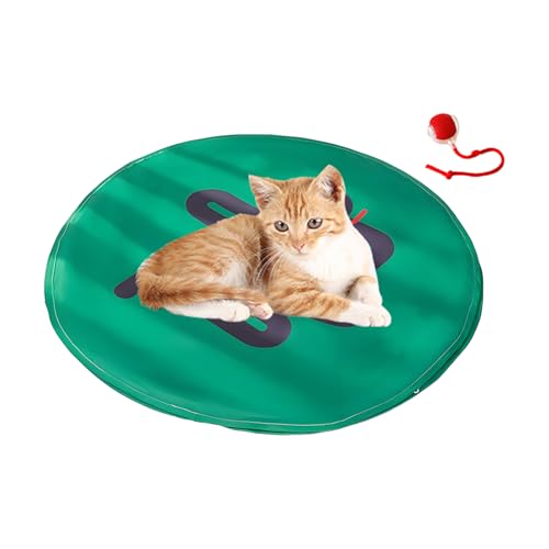 Zuasdvnk Interaktiver Katzenball Spielzeug - Automatischer Schnellrollender Ball Mit Beutel,Versteckhülle, Jagdspiel Zur Beschäftigung & Bewegungsförderung Für Kätzchen Zuasdvnk Interaktiver Katzenball Spielzeug - Automatischer Schnellrollender Ball Mit Beutel,Versteckhülle, Jagdspiel Zur Beschäftigung & Bewegungsförderung Für Kätzchen von Zuasdvnk