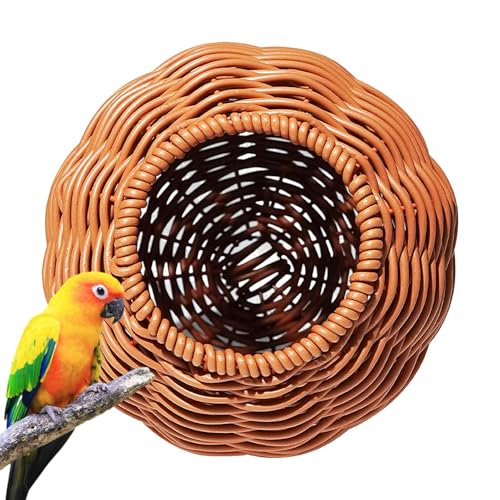 Zuasdvnk Vogelnest für Käfig, Cockatiel Nest, Künstliches Rattanhaus für, Handgefertigtes künstliches Rattan -Vögel Nest für Garten Yard Home Käfig Zuasdvnk Vogelnest für Käfig, Cockatiel Nest, Künstliches Rattanhaus für, Handgefertigtes künstliches Rattan -Vögel Nest für Garten Yard Home Käfig von Zuasdvnk