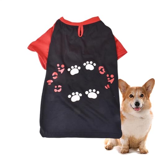 Zuasdvnk Welpenkleidung für kleine Hunde und , atmungsaktive Bulldoggen-Outfits für kleine Haustiere, Welpen-Outfits, modisches Haustier-Shirt, Weste für heiße Frühlingstage von Zuasdvnk