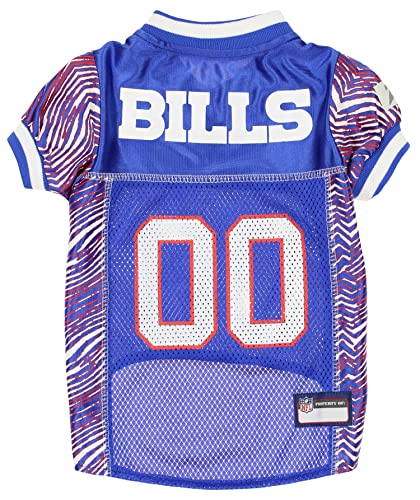 Zubaz NFL Team Pet Jersey für Hunde, Buffalo Bills, Größe L von Zubaz