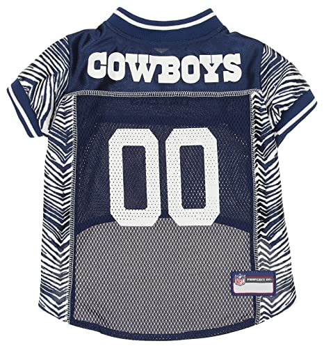 Zubaz NFL Team Pet Jersey für Hunde, Dallas Cowboys, XXL von Zubaz