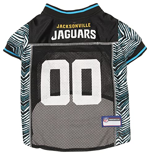 Zubaz NFL Team Pet Jersey für Hunde, Jacksonville Jaguars, Größe L von Zubaz