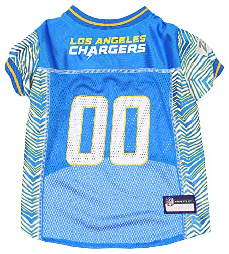 Zubaz NFL Team Pet Jersey für Hunde, Los Angeles Chargers, Größe M von Zubaz