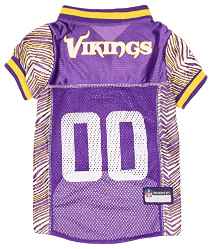 Zubaz NFL Team Pet Jersey für Hunde, Minnesota Vikings, Größe L von Zubaz