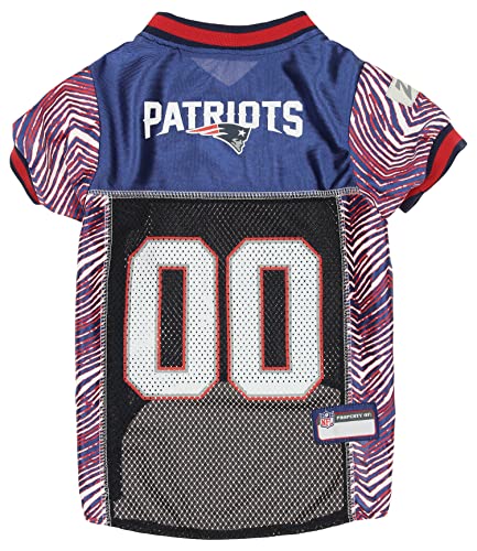 Zubaz NFL Team Pet Jersey für Hunde, New England Patriots, Größe M von Zubaz