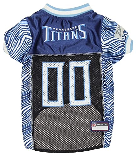 Zubaz NFL Team Pet Jersey für Hunde, Tennessee Titans, X-Large von Zubaz