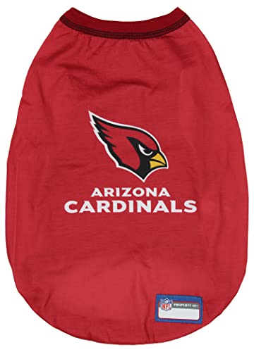 Zubaz NFL Team Pet T-Shirt für Hunde, Arizona Cardinals, X-Large von Zubaz