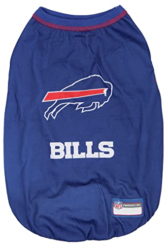 Zubaz NFL Team Pet T-Shirt für Hunde, Buffalo Bills, klein von Zubaz