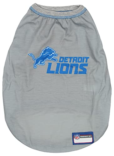 Zubaz NFL Team Pet T-Shirt für Hunde, Detroit Lions, XS von Zubaz