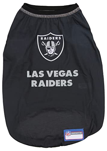 Zubaz NFL Team Pet T-Shirt für Hunde, Las Vegas Raiders, Größe L von Zubaz