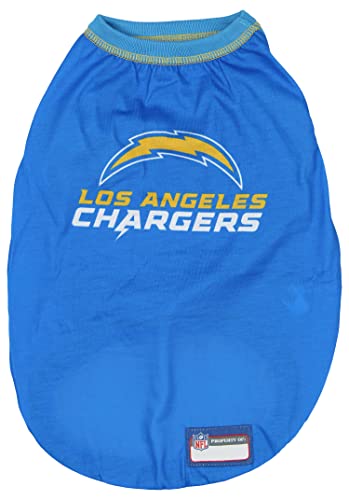 Zubaz NFL Team Pet T-Shirt für Hunde, Los Angeles Chargers, Small von Zubaz