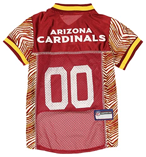 Zubaz NFL Team Pet Trikot für Hunde, Arizona Cardinals, X-Large von Zubaz