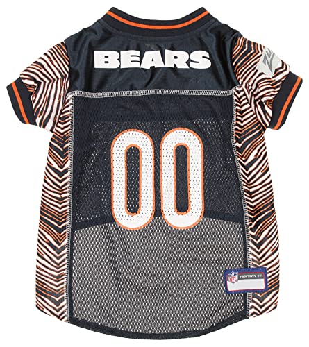 Zubaz NFL Team Pet Trikot für Hunde, Chicago Bears, Größe L von Zubaz