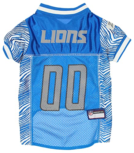 Zubaz NFL Team Pet Trikot für Hunde, Detroit Lions, Größe L von Zubaz