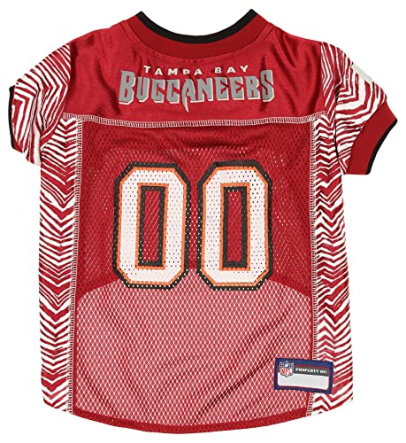 Zubaz NFL Team Pet Trikot für Hunde, Tampa Bay Buccaneers, XS von Zubaz