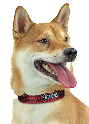 Zubaz NFL Team Verstellbares Haustierhalsband für Hunde & Katzen, Atlanta Falcons, Größe L von Zubaz