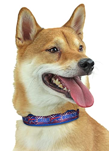 Zubaz NFL Team Verstellbares Haustierhalsband für Hunde & Katzen, Buffalo Bills, klein von Zubaz