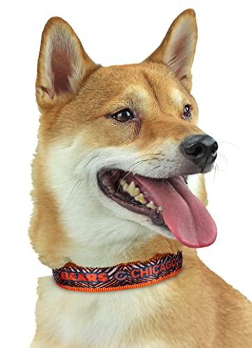 Zubaz NFL Team Verstellbares Haustierhalsband für Hunde & Katzen, Chicago Bears, Größe M von Zubaz