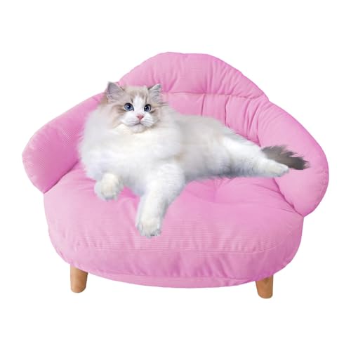 Hundebett Kleine Hunde, Katzenbett Flauschig, Hundesofa Hundecouch Für Kleine Hunde, Ergonomisches Pet Sofa, Waschbar Hundesofa Wasserdicht rutschfest, 50 * 40 * 34cm von Zubehors