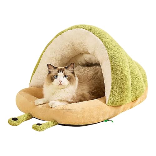 Katzen Kuschelhöhle, Katzen Kuschelsack Katzenbett Höhle, Sleeping Cat Bed Cave, Cat Bag Cat House, Katzen Schlafsack Kleine Haustiere, Hundebett Kleine Hunde, Katze Zubehör Wohnung von Zubehors