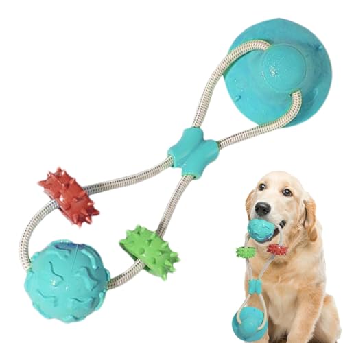 Zubehors Hundebissspielzeug, Hundesaugnapf-Schlepperspielzeug | Interaktives Seilschleppspielzeug mit Saugnapf - Silikon-Welpen-Beißspielzeug, interaktives Hundezubehör für Garten, Park, Flussufer, von Zubehors