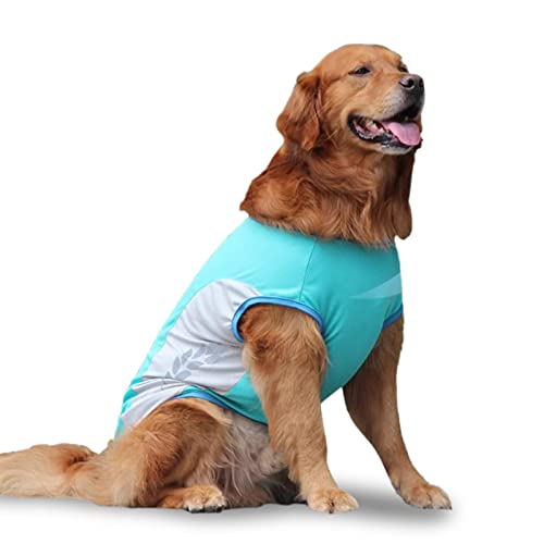 Zubehors Kühlweste für Hunde, Kühljacke für Hunde - Reflektierende Hunde-Sommerkleidung - Kühlere Hundeweste, atmungsaktives Hundeshirt für Spaziergänge mit dem Hund, Outdoor-Camping und Jagdtraining von Zubehors