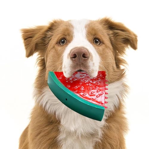 Haustierkühlungstiere Spielzeug - Sommerhundeisspielzeug, Zahnen Ringkühlung Hundespielzeug | Langlebiger Haustier Freezable Kühlung Teether, Tragbarer Kauspielzeugkühler, Gefrorener Fruchtformspielze von Zunetsutock