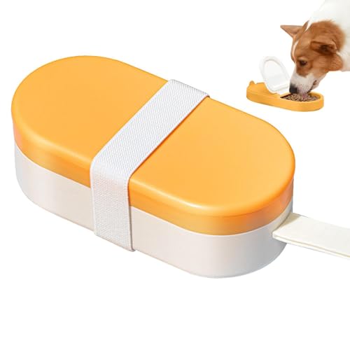 Zunetsutock Tragbare Hundeswasserflasche, Hundereisen Wasserflasche, Eiscreme -Form -Hundeflasche Travel Wasserbehälter, Leckdosenfutterspender Food Grade Haustier Accessoires zum Wandern von Zunetsutock