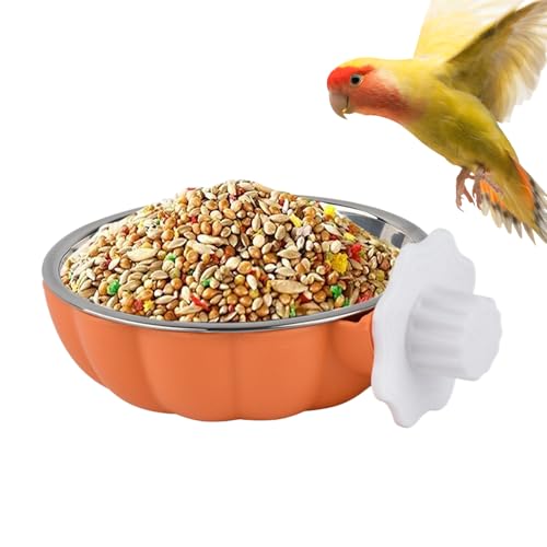 Zunetsutock Vogelnapf für Käfige, Futter- und Wassernapf, Edelstahlnapf, auslaufsichere Hängeschale, Lovebird Wassernapf, Reinigung leicht gemacht, Conure Fütterungszubehör, Sittich-Trinkbadschale Zunetsutock Vogelnapf für Käfige, Futter- und Wassernapf, Edelstahlnapf, auslaufsichere Hängeschale, Lovebird Wassernapf, Reinigung leicht gemacht, Conure Fütterungszubehör, Sittich-Trinkbadschale von Zunetsutock
