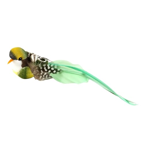 Zunishaone Cat Bird Toy - Teaser Stick mit Feder & Bell | Interaktives Spielzeug für Innenkatzen, Stimulierung von Jagd und Bewegung, Flexibler mit lustigen Accessoires, ideal für Kätzchen & ADU von Zunishaone