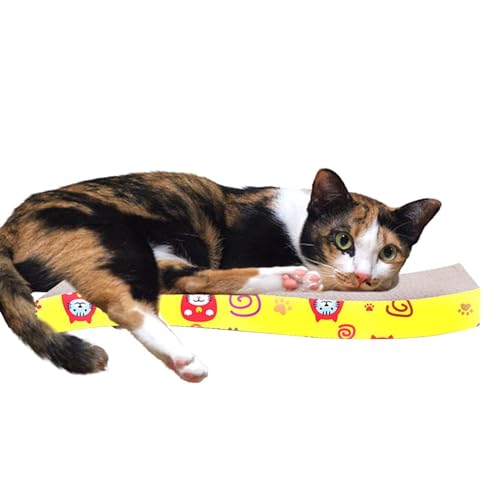 Zunishaone Indoor Cats Kratzbrett aus Karton | Katzenkratzbrett Pad für Indoor Katzen - Möbelschutz Kratzbrett Bett Liege für Indoor Katze, Kleines Kätzchen von Zunishaone