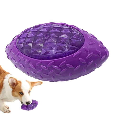 Zunishaone Interaktiver Hund Kauspielzeug, Gummiball | Langlebiges Gebissspielzeug, Reinigung der Zähne, Stimulierung Zahnfleisch, Anti-Stress, spielerisches Spielzeug für Junge und alte Hunde von Zunishaone