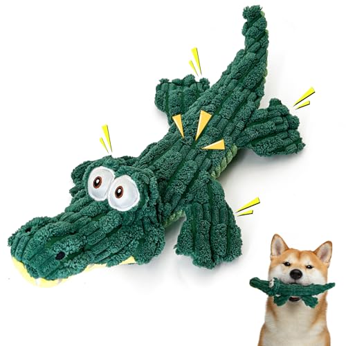Zuykjeagle Großes Hundespielzeug, interaktives Plüschspielzeug, quietschendes Hundespielzeug, geeignet für kleine, mittelgroße und große Hunderassen von Zuykjeagle