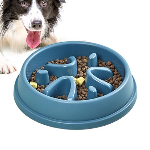 Slow-Feeder-Hundenäpfe – Hundefutternäpfe, Rutschfester Hunde-Slow-Feeder | Slow Feeder Anti-Choking Pet Healthy Eating Bowl | Anti-schluckender Hunde-Puzzle-Futterspender | Slow-Feeder-Napf Für Katze von Zvn Zojne