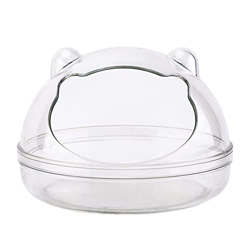 ZwaitL Hamster-Badewannen-Behälter, transparent, für kleine Streifenhörnchen, Mäuse, Rennmäuse, leicht zu reinigen ZwaitL Hamster-Badewannen-Behälter, transparent, für kleine Streifenhörnchen, Mäuse, Rennmäuse, leicht zu reinigen von ZwaitL