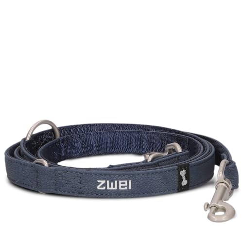 ZWEI Leo Hundeleine LE20 Nubuk-Blue von Zwei