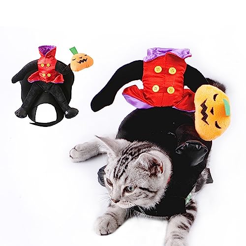 Zxfdsfdbnm Haustier Halloween Kostüm Für Katzen Hunde Haustier Kostüm Festival Party Requisiten Cosplay Kleidung Lustiges Foto Outfit von Zxfdsfdbnm