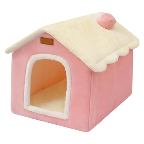 Hundehütte Indoor Memory Schwamm, Faltbare Hundehütte Bett Matte mit Kissen für kleine, mittelgroße und große Hunde Katzen (XXS) von Zxioral