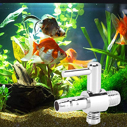 Zyyini Luftvolumenstrom-Durchflussregelventil, Aquarium-Durchflussregelventil, Edelstahl-Aquarium für Aquarien von Zyyini