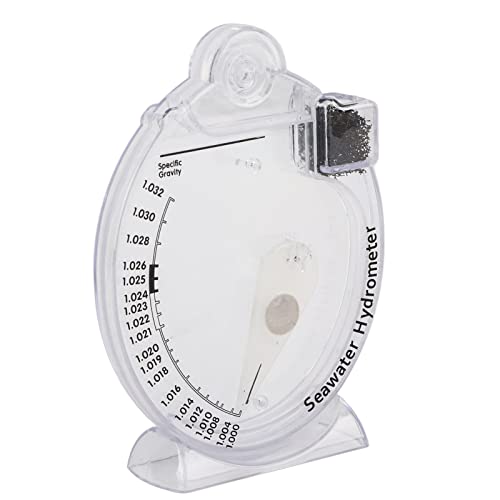 Zyyini Meereshydrometer, Leicht Ablesbarer Schwerkrafttest für Aquarien, Haustiere, Aquarium für Aquarien (HD-T-H018) von Zyyini