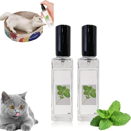 Zzlkun Herbal Cat Joy, Kräuterfreude, Sellerie, PetsSpray, Katzenminze-Spray für Hauskatzen, lindert Angst von Katzen, verbessert die Vitalität des Haustiers (1 Stück) (2 Stück) von Zzlkun