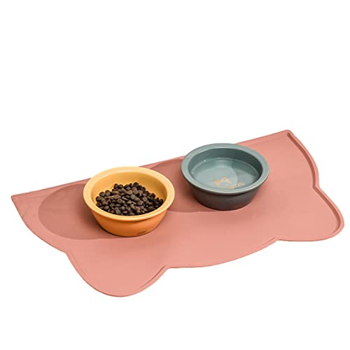 a-r Hund Katze Futtermatte - rutschfeste Pet Bowl Mats Tischset Wasserdicht - Rutschfestes Platzdeckchen für Haustiere, um zu verhindern, DASS Lebensmittel verschüttet Werden und Wasser auf den Boden von a-r