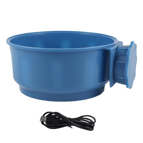 Beheizter Katzennapf, 600 ml, USB, 10 W, Tierfütterung, Wasserschleife, automatischer baumelnder Futternapf, hängender Katzen-Wassernapf mit USB-Anschluss, beheizter Futternapf für Katzen, Hunde, von acime