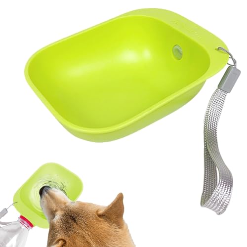 acime Outdoor Hund Wassernapf - Auslaufsicherer Outdoor Hundenapf für Reisen - 200 ml wiederverwendbarer Hundewasserflaschenspender, Haustier-Trink-Futterspender für Hunde, Spaziergänge im Freien, von acime