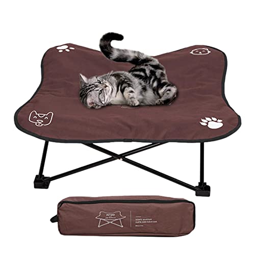 Elevated Dog Bedd, Waterproof Dog Bedd, Cat Bedds for Indoor Cats, Proof Dog Bed with Stable Frame and Matte, Outdoor Raised Dog Bed for Travel and Garden Adawd von adawd