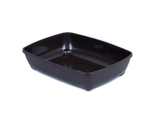 Katzentoilette Katzenklo S M L XL Farbauswahl Large 50 cm schwarz von adena